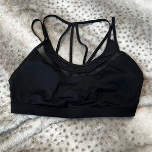Victoria's Secret Black Strappy Sports Bra